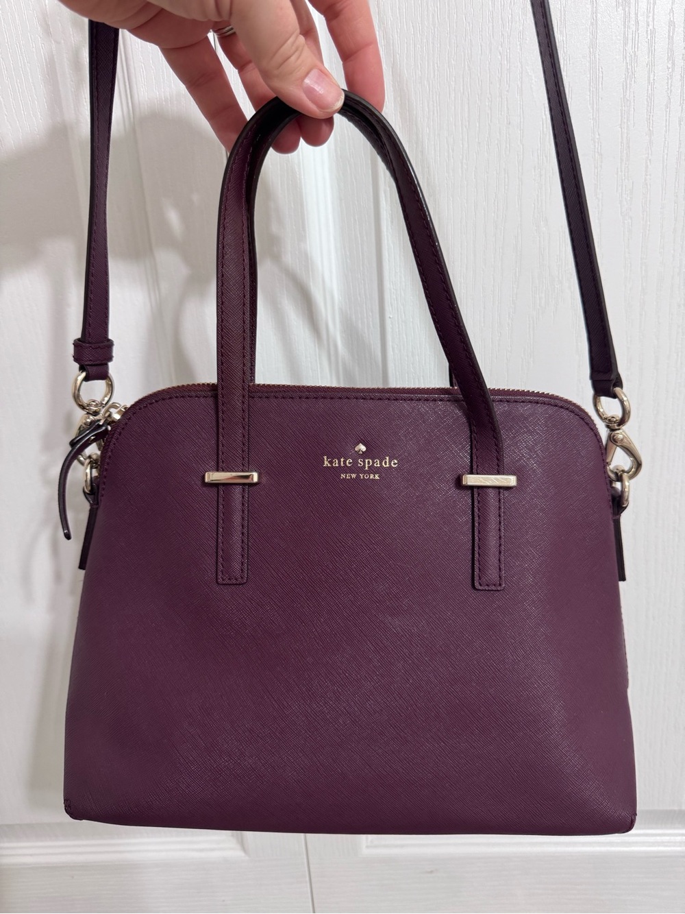 kate spade Cedar Street Maise handbag in Mulled Wine - Picture 1 of 11